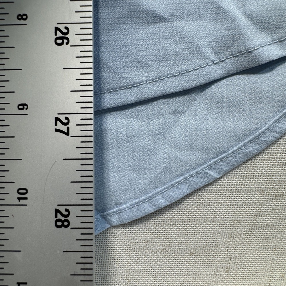 Coolibar Button Down Shirt Women Sz M Blue New Without Tags - Picture 6 of 6